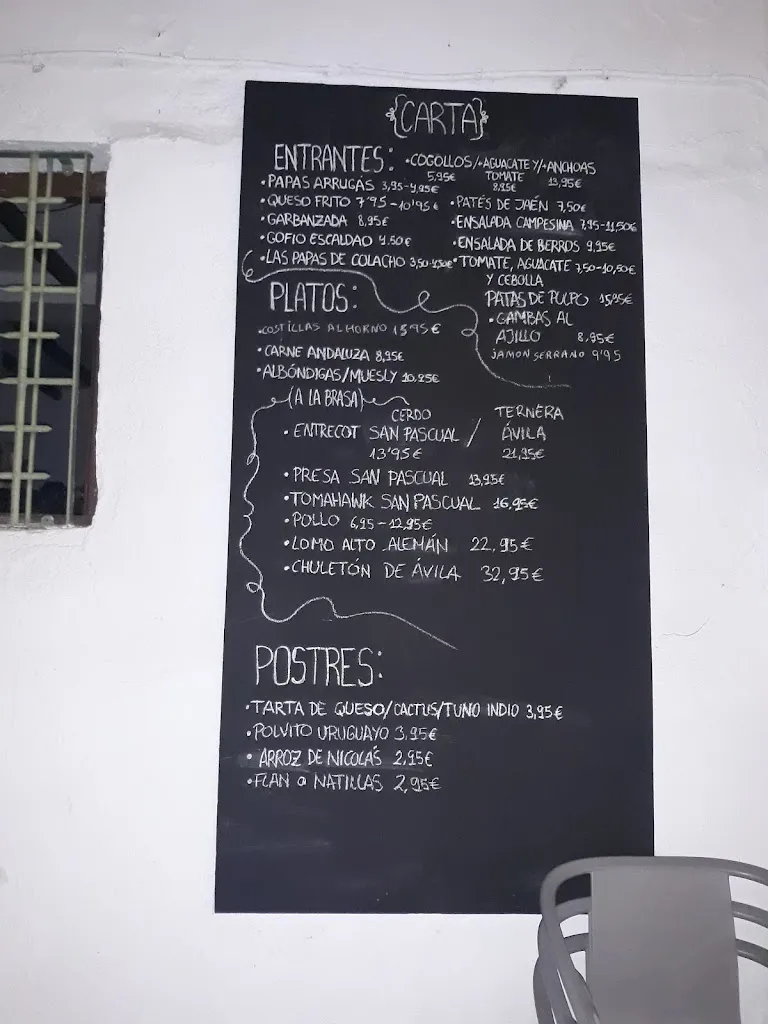 Menu_Restaurante La Andaluza De la Vega_Dúrcal_image_2
