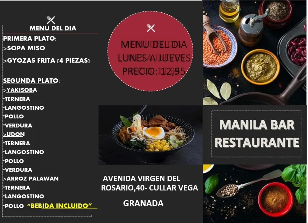 Menu_Manila Restaurante_Cúllar Vega_image_3