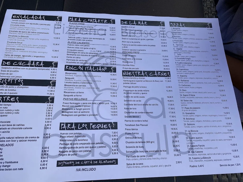 Menu_Restaurante La Báscula_Cúllar Vega_image_2