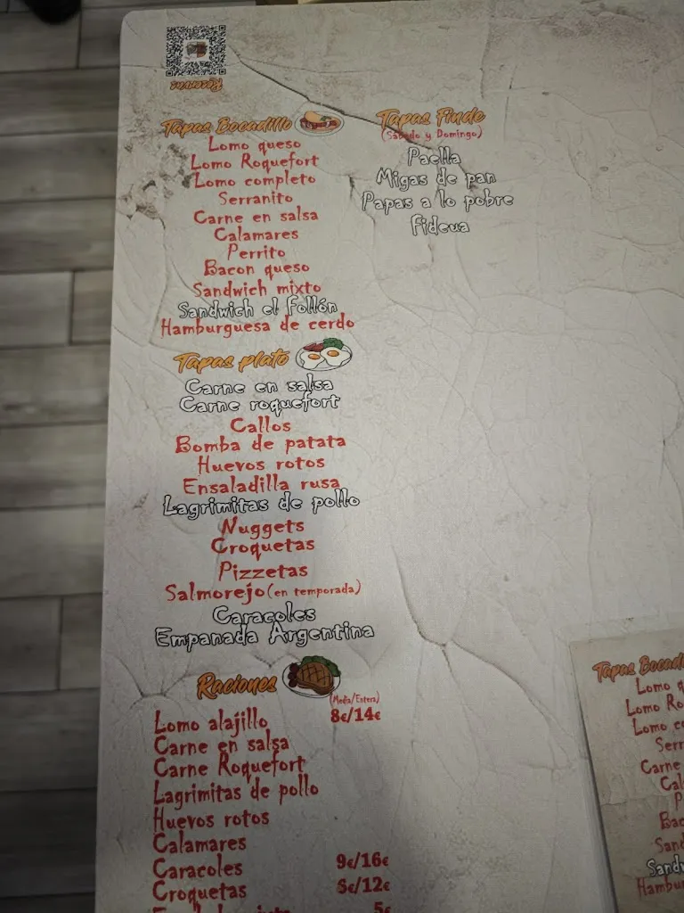 Menu_Cafe Bar El Follón de la Tapa_Cúllar Vega_image_2