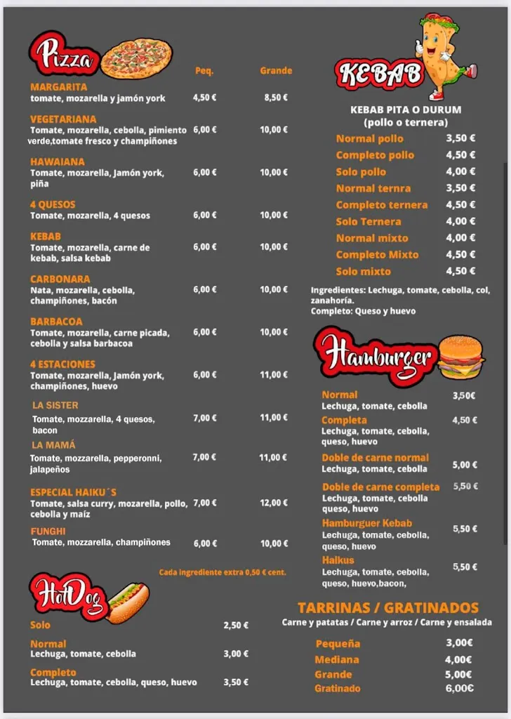 Menu_Restaurante Haikus kebab_Cúllar Vega_image_1