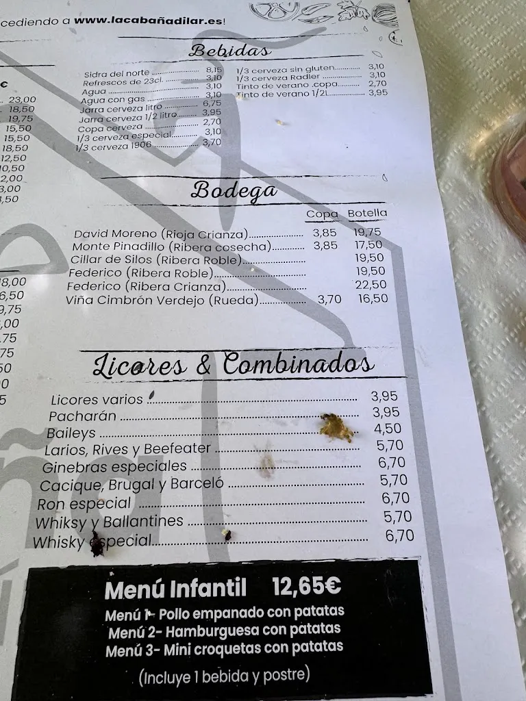 Menu_Brasería La Cabaña de Dílar_Dílar_immagine_2