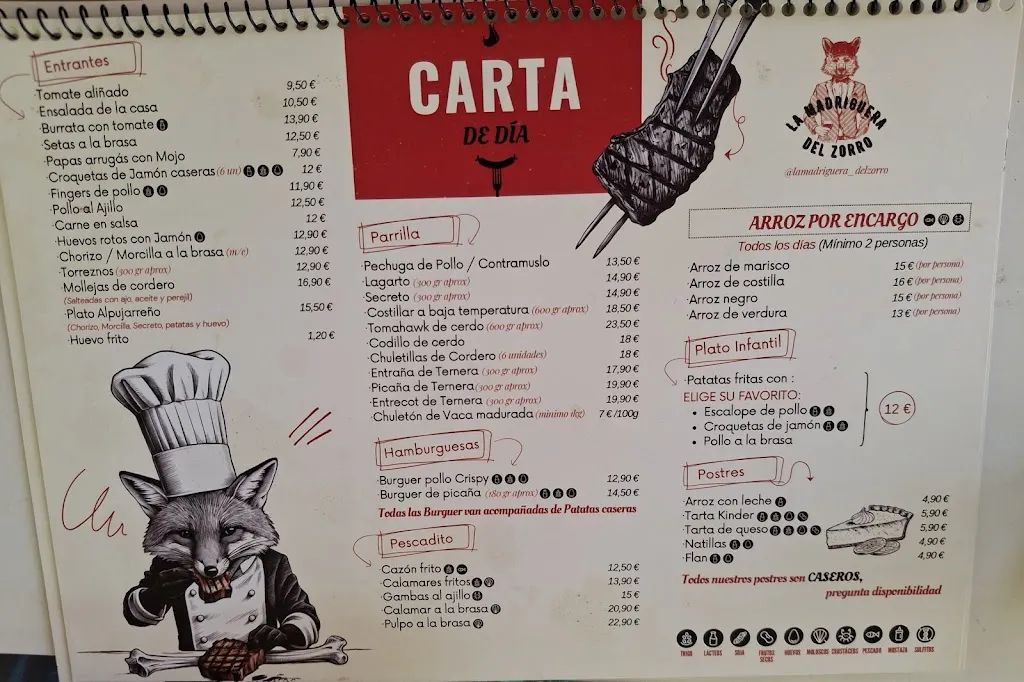 Menu_Restaurante La Madriguera del Zorro_Dílar_image_4