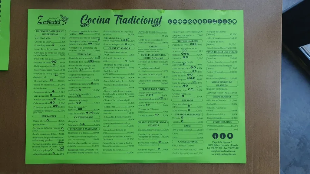 Menu_Restaurante Zerbinetta_Dílar_image_2