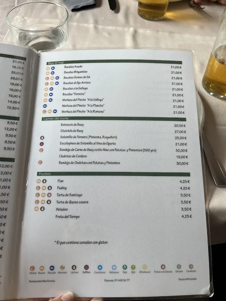 Menu_Restaurante Nino Ferreira_Ferreira_immagine_4