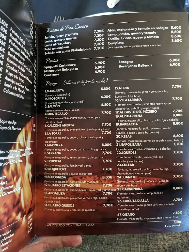 Menu_Restaurante-Hostal Montecarlo_Cúllar_image_3