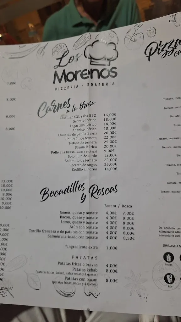 Menu_bar los morenos_Cúllar_image_1