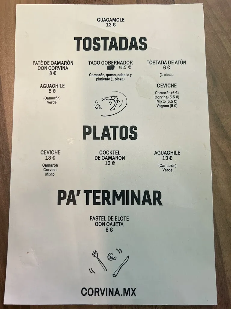 Menu_Bar Corvina Mx_Gobernador_immagine_2