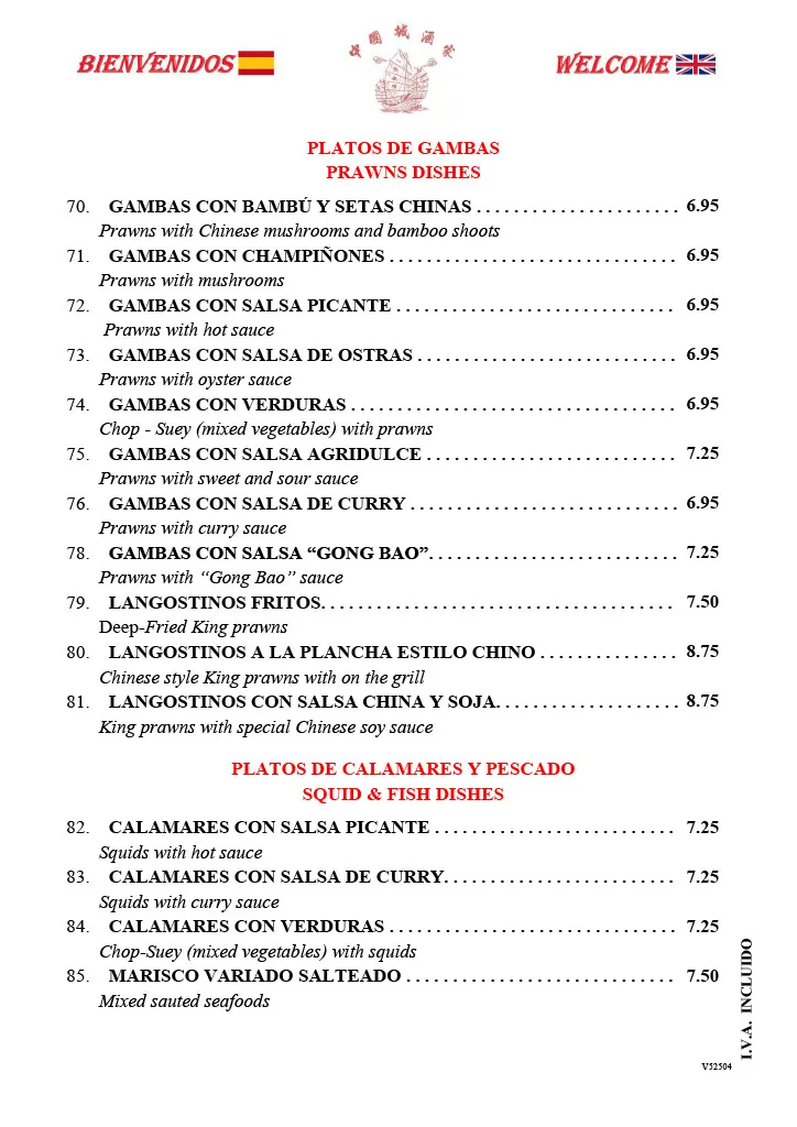 Menu_Restaurante Chino China Town_Almoradí_immagine_2