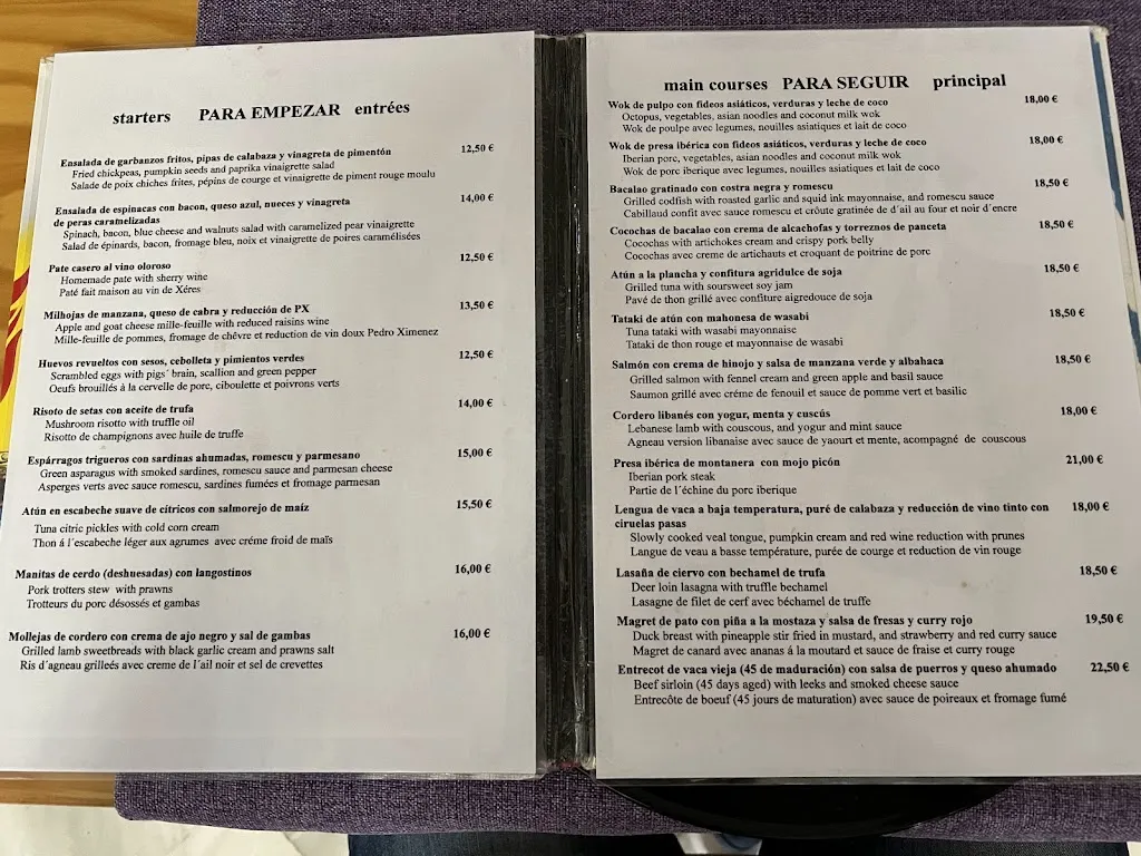 Menu_El Mercader_Granada_image_1