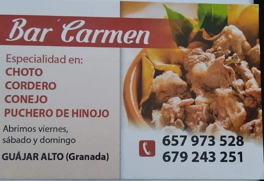 Menu_Comidas caseras Carmen_Guajares Los_image_3