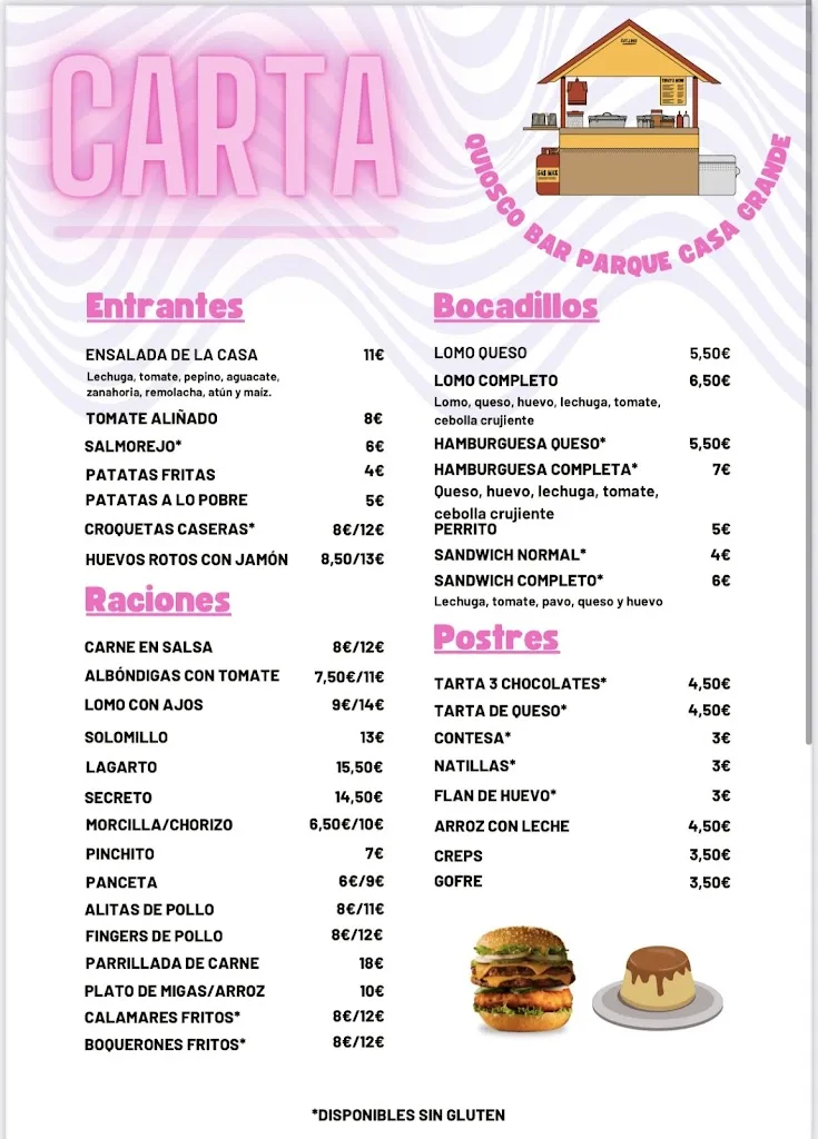 Menu_Quiosco Bar Parque Casa Grande_Gójar_image_1