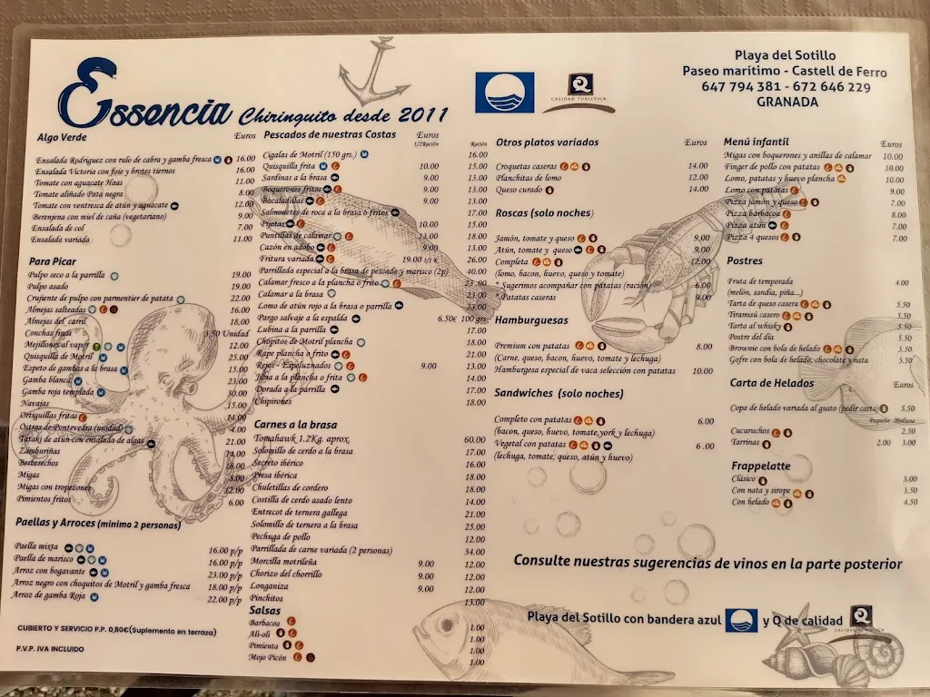 Menu_Essencia playa castell_Gualchos_image_2