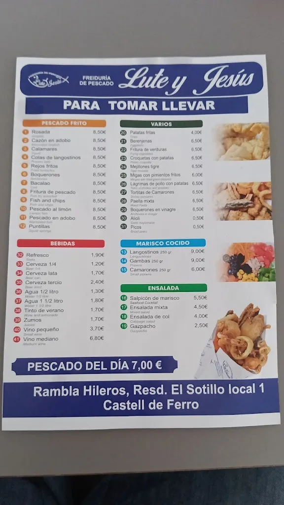 Menu_Freiduría Lute y Jesús Castell de Ferro_Gualchos_image_4