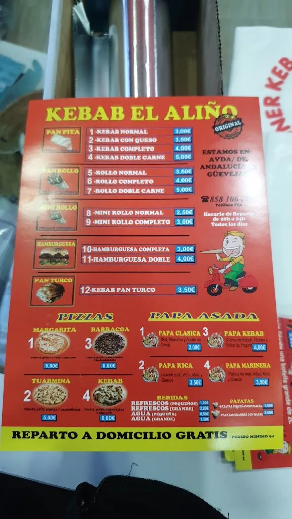 Menu_Kebab El Aliño_Güevéjar_image_2