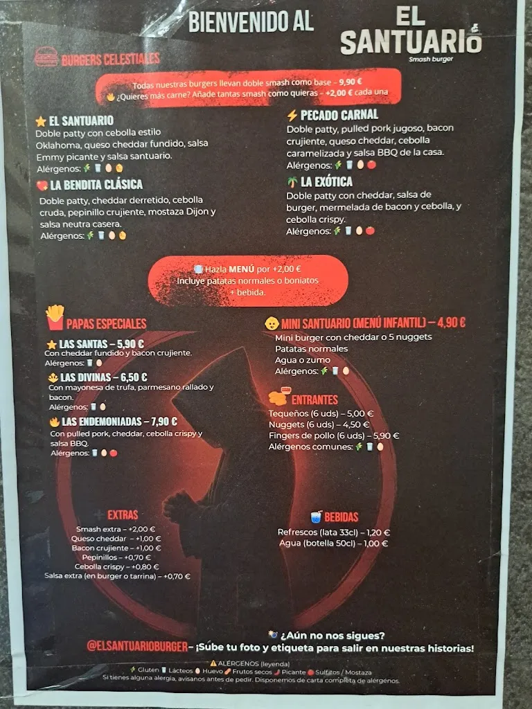 Menu_El santuario burger_Gabias Las_image_2
