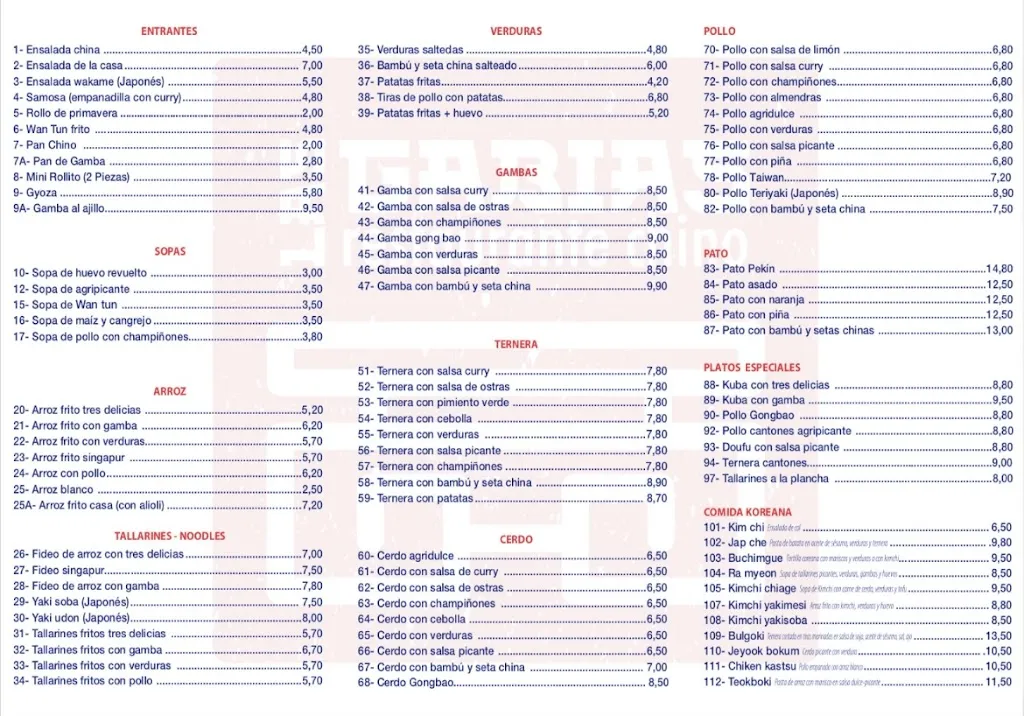 Menu_Restaurante Chino Las Gabias_Gabias Las_image_1