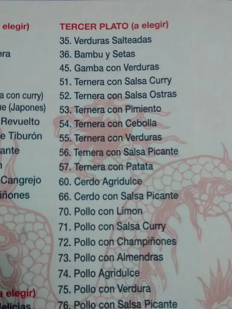 Menu_Restaurante dragon_Gabias Las_image_4