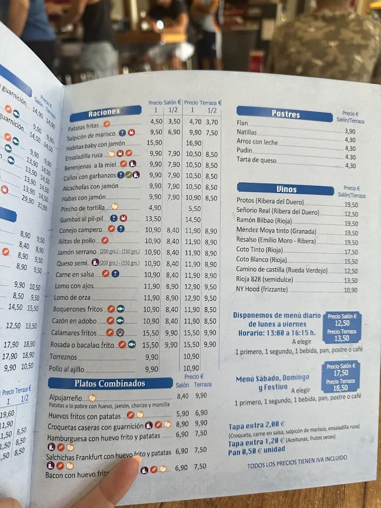 Menu_Café Bar Restaurante La Mora_Huétor de Santillán_image_2