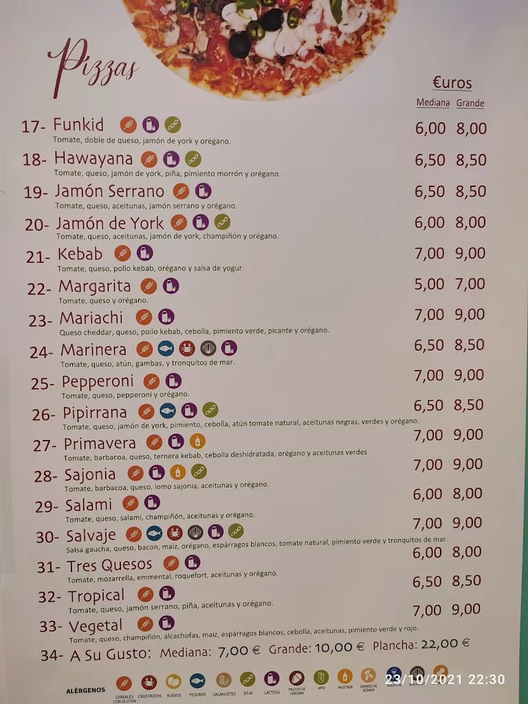 Menu_Pizzería Huétor Santillán_Huétor de Santillán_immagine_2