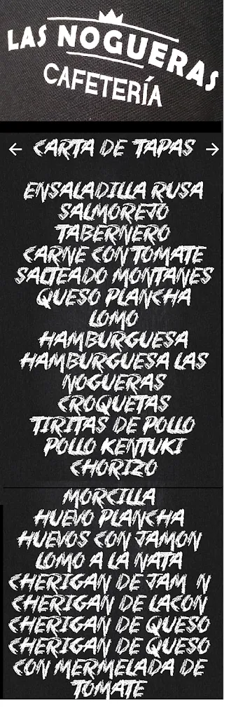 Menu_Cafetería Las Nogueras_Huéneja_image_1