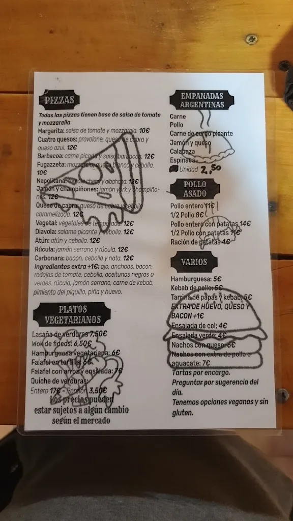 Menu_EL Rincón De Sole_Güejar Sierra_image_1