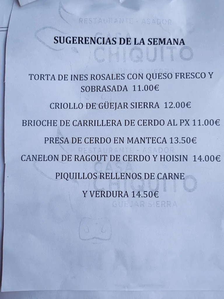 Menu_Restaurante Asador Casa Chiquito_Güejar Sierra_image_2