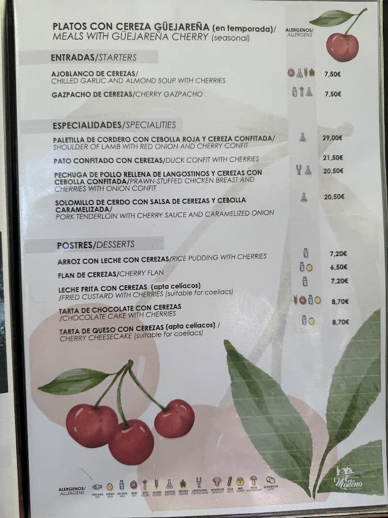 Menu_Restaurante Maitena_Güejar Sierra_image_1