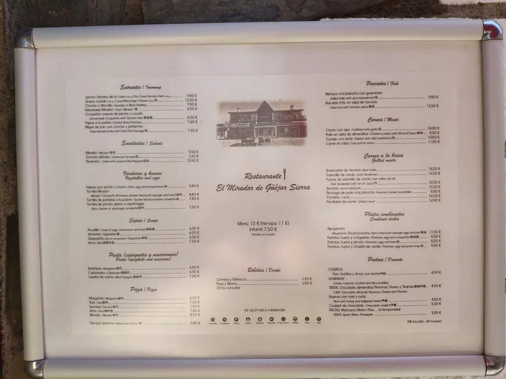 Menu_Mesón El Mirador De Güejar Sierra_Güejar Sierra_image_3