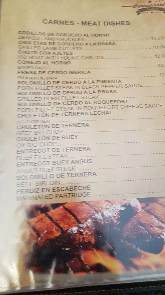 Menu_Restaurante los Jardines_Huéscar_immagine_4