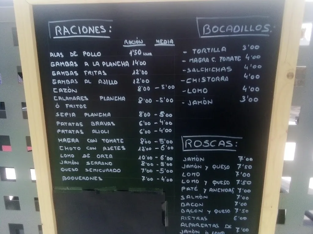 Menu_Bar La Cabaña_Huéscar_image_3