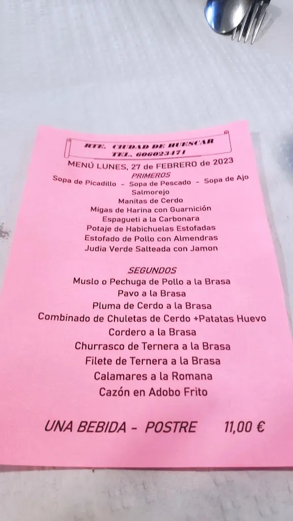 Menu_Ciudad de Huescar_Huéscar_image_3