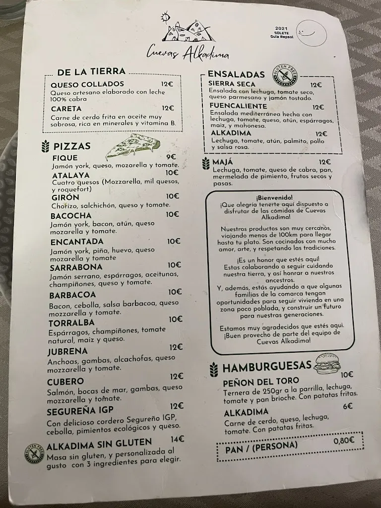 Menu_Cuevas Alkadima_Huéscar_immagine_2