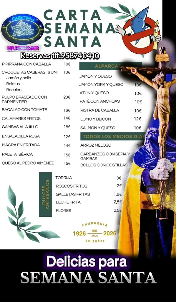 Menu_Cafeteria La Perla_Huéscar_image_1