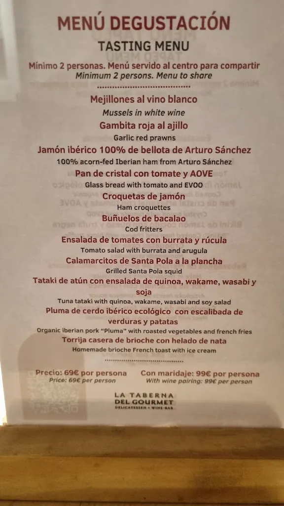 Menu_La Taberna del Gourmet_Alicante/Alacant_image_4
