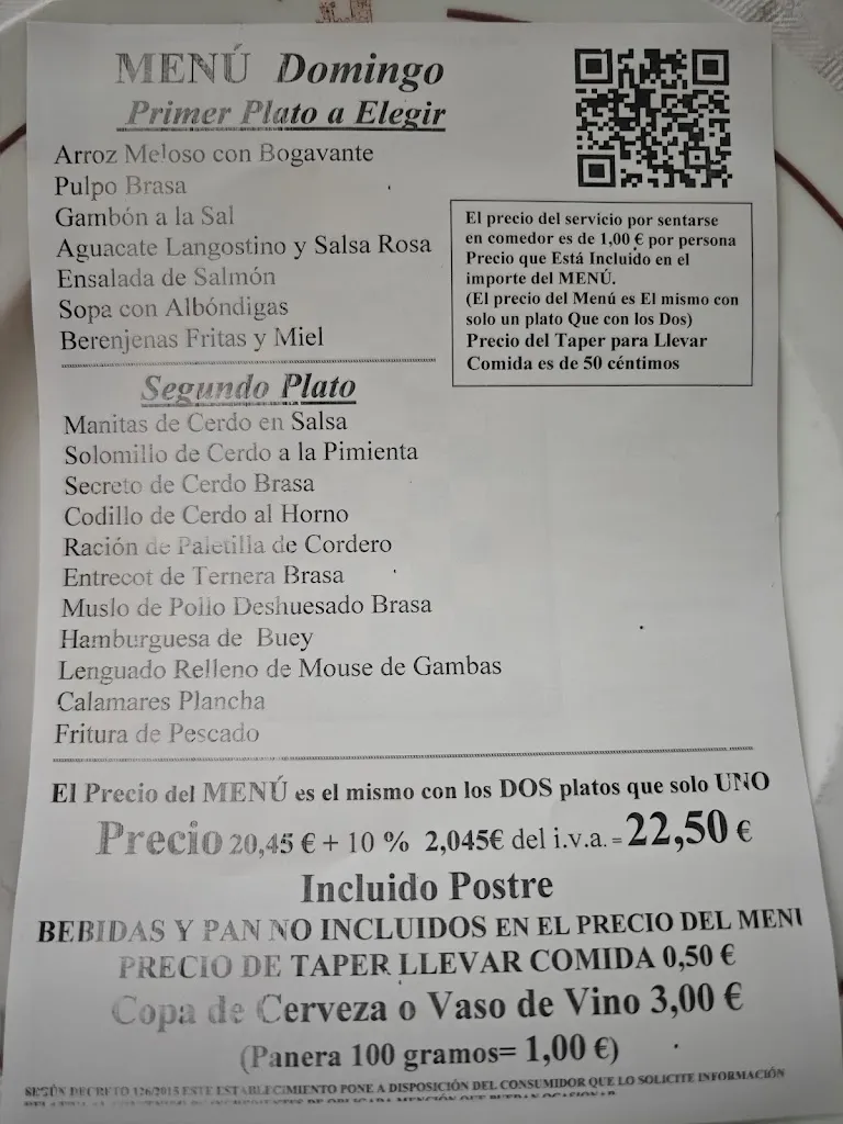 Menu_Venta Los Arcos_Iznalloz_immagine_2