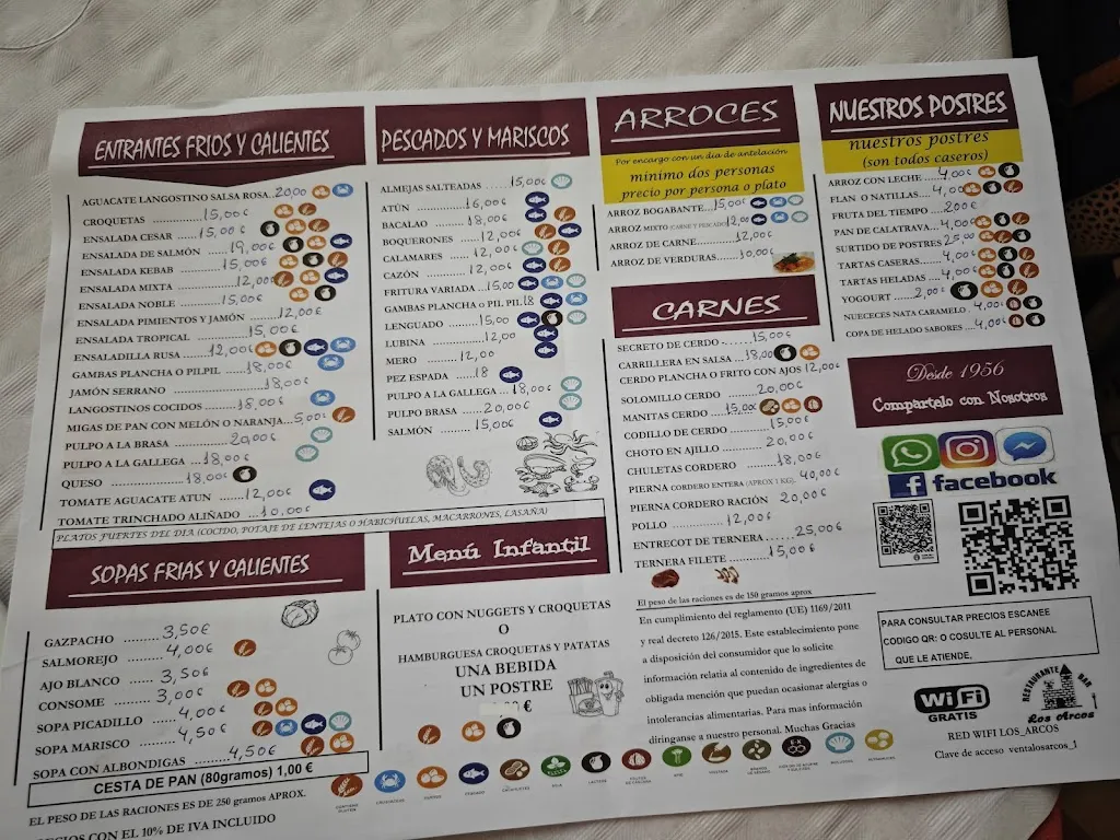 Menu_Venta Los Arcos_Iznalloz_immagine_3