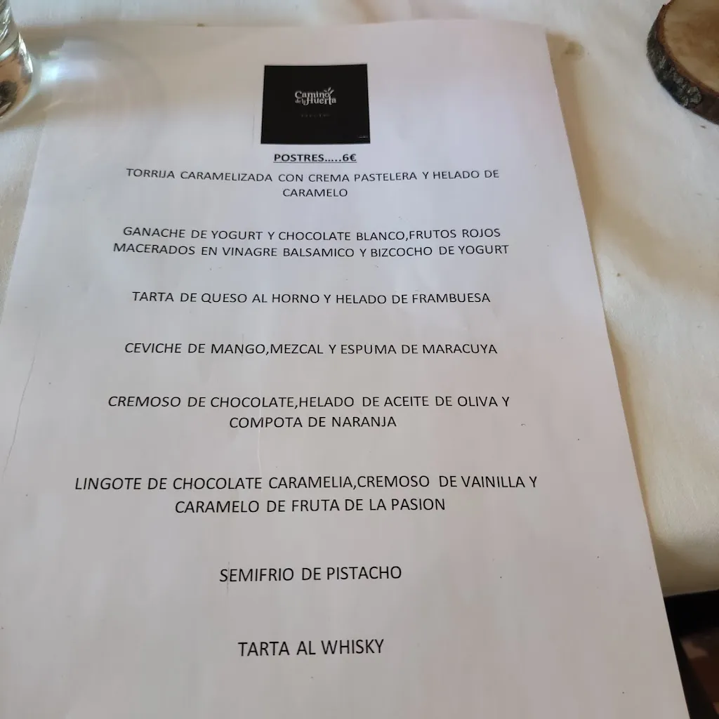 Menu_Camino De La Huerta_Illora_image_2