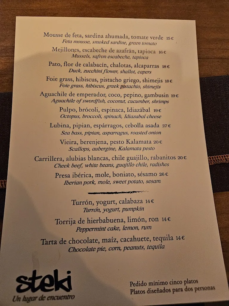 Menu_Steki Restaurante_Alicante/Alacant_image_2