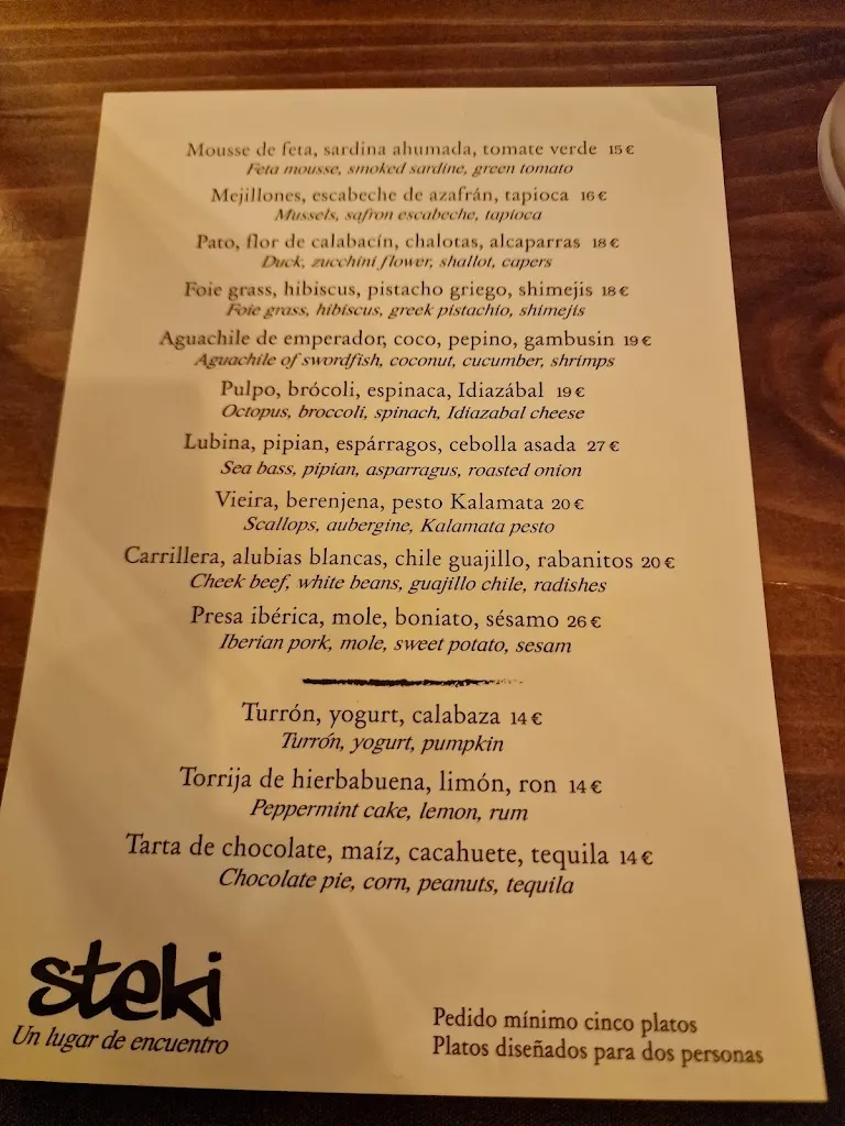 Menu_Steki Restaurante_Alicante/Alacant_image_3