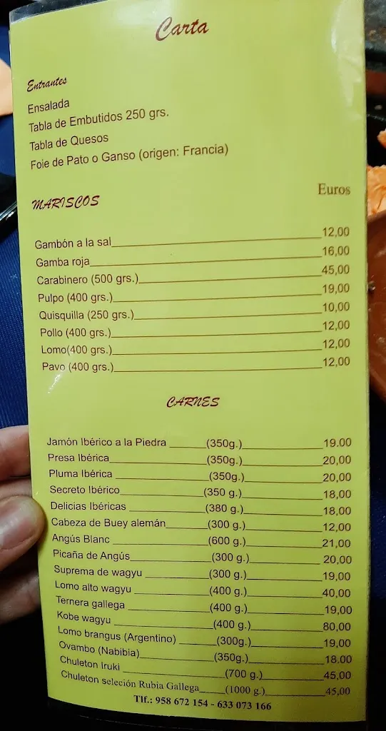 Menu_Restaurante la Vaca en Llamas_Jérez del Marquesado_image_3