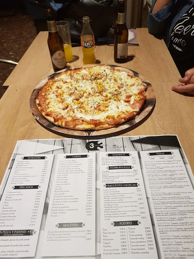 Menu_Café-Bar Las Tres Calles_Huétor Tájar_image_3