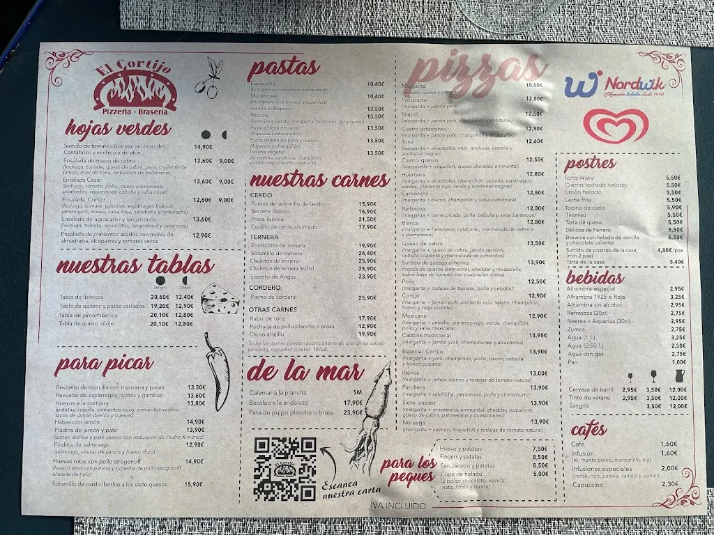 Menu_Restaurante El Cortijo_Huétor Vega_image_1