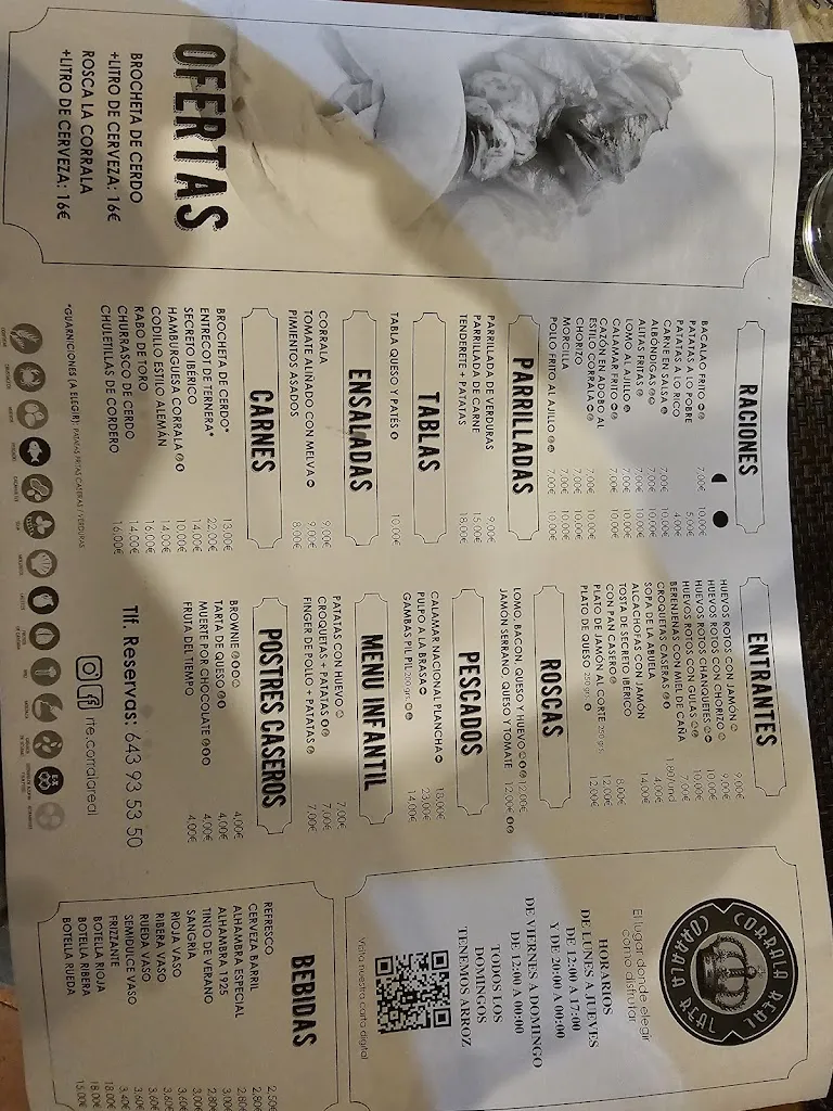 Menu_La Corrala Real_Huétor Vega_image_4