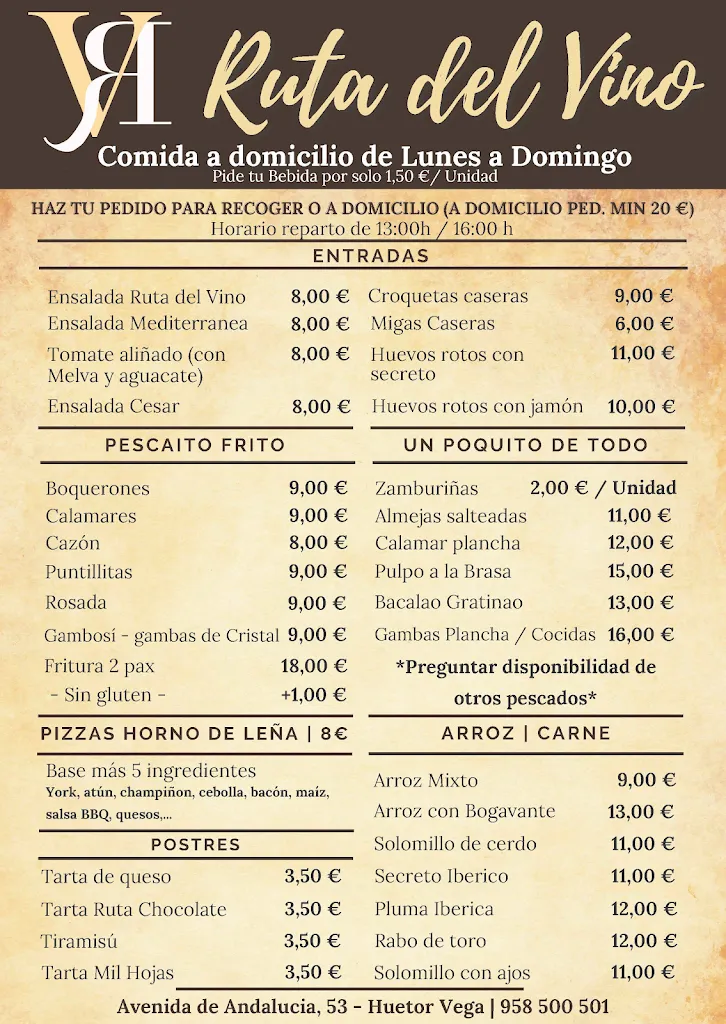 Menu_Restaurante Ruta del Vino_Huétor Vega_image_4