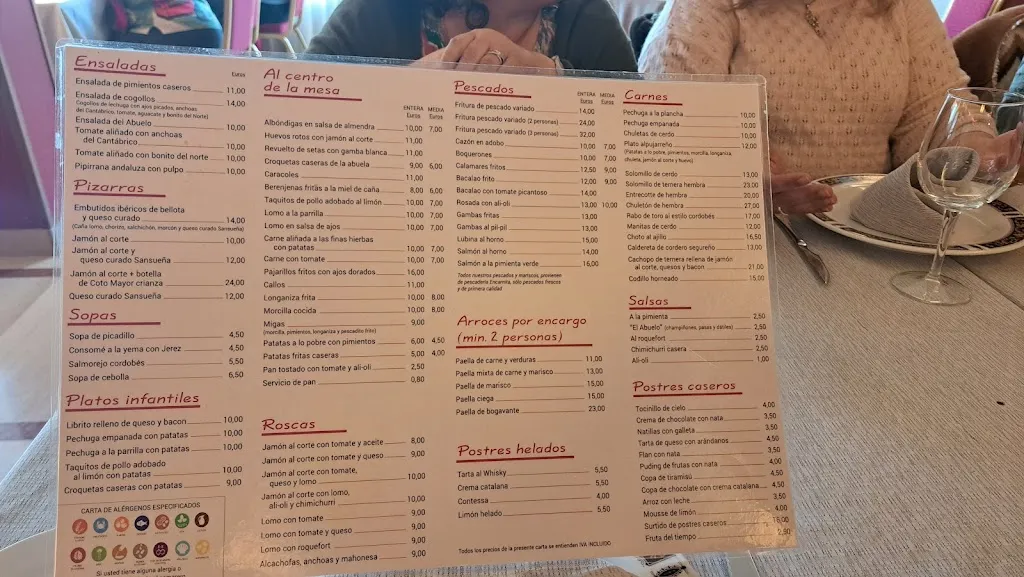 Menu_Meson El Abuelo_Huétor Vega_image_1