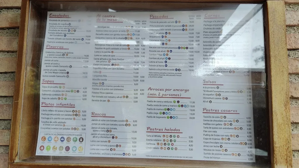 Menu_Meson El Abuelo_Huétor Vega_image_3