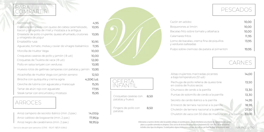 Menu_Restaurante Vista Nevada_Huétor Vega_image_1