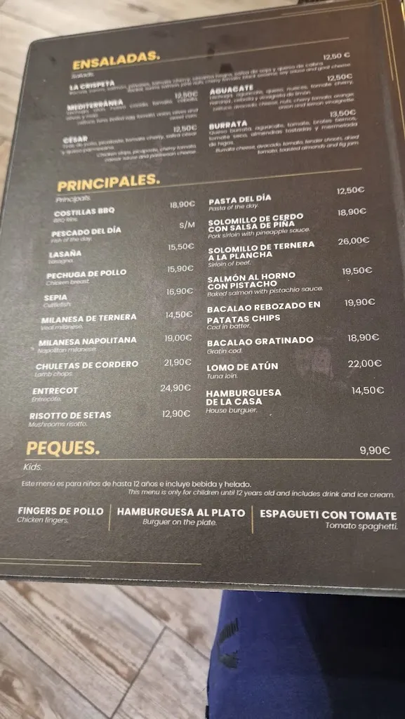 Menu_La Crispeta_Alicante/Alacant_image_1
