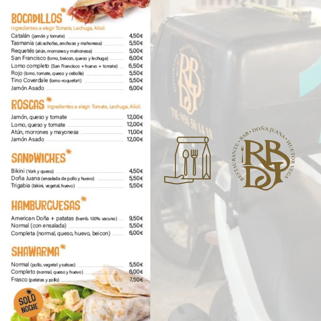 Menu_Restaurante-Pizzería | Doña Juana_Huétor Vega_image_1